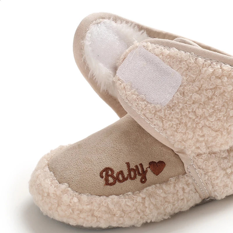 Warm Infant Toddler Crib Snow Boots Soft Comfortable Girls Boys AntiSlip Socks Slipper born Baby Shoes 250812