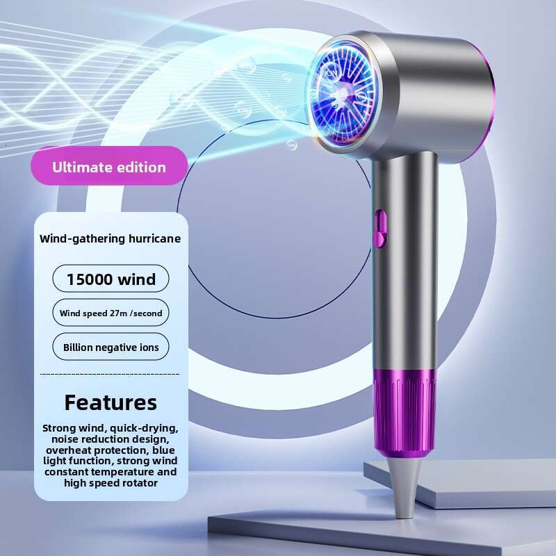 For Home Dormitory Use, Hot/Cold Wind, Negative-Ion, High-Power, Salon-Style Hair Dryer