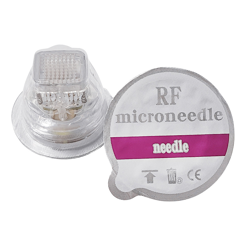 Disposable Needle Fractional RF Microneedle Accessory 10Pcs Gold Plated 10pin 25pins 64pin Pins Nano Tips Fraction RF Microneedling Cartridge Consumab