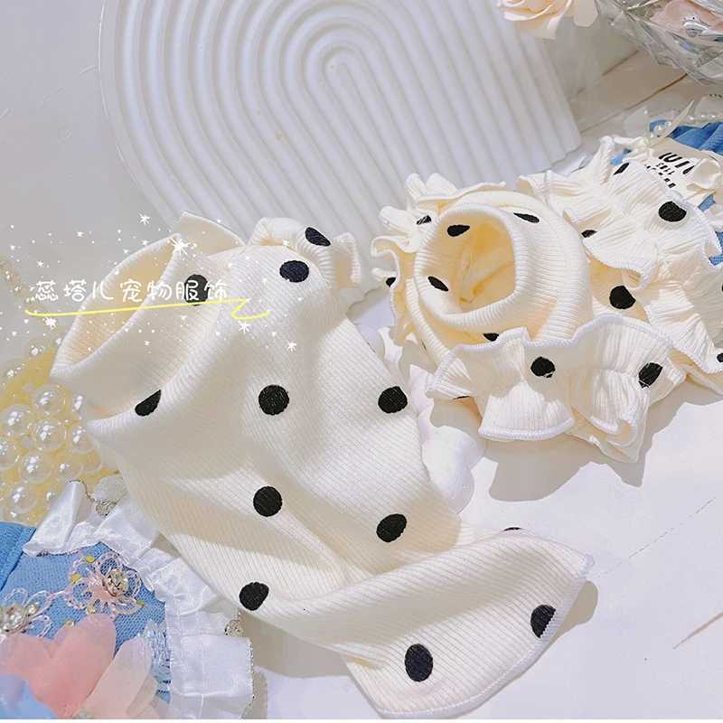 Designer Luxury Pet Princess Skirt Cowboy Skirt Puppy Sweater Small Dog Cotton Base Sweater Sweet Knitted Sweater Beautiful Set XJ250813