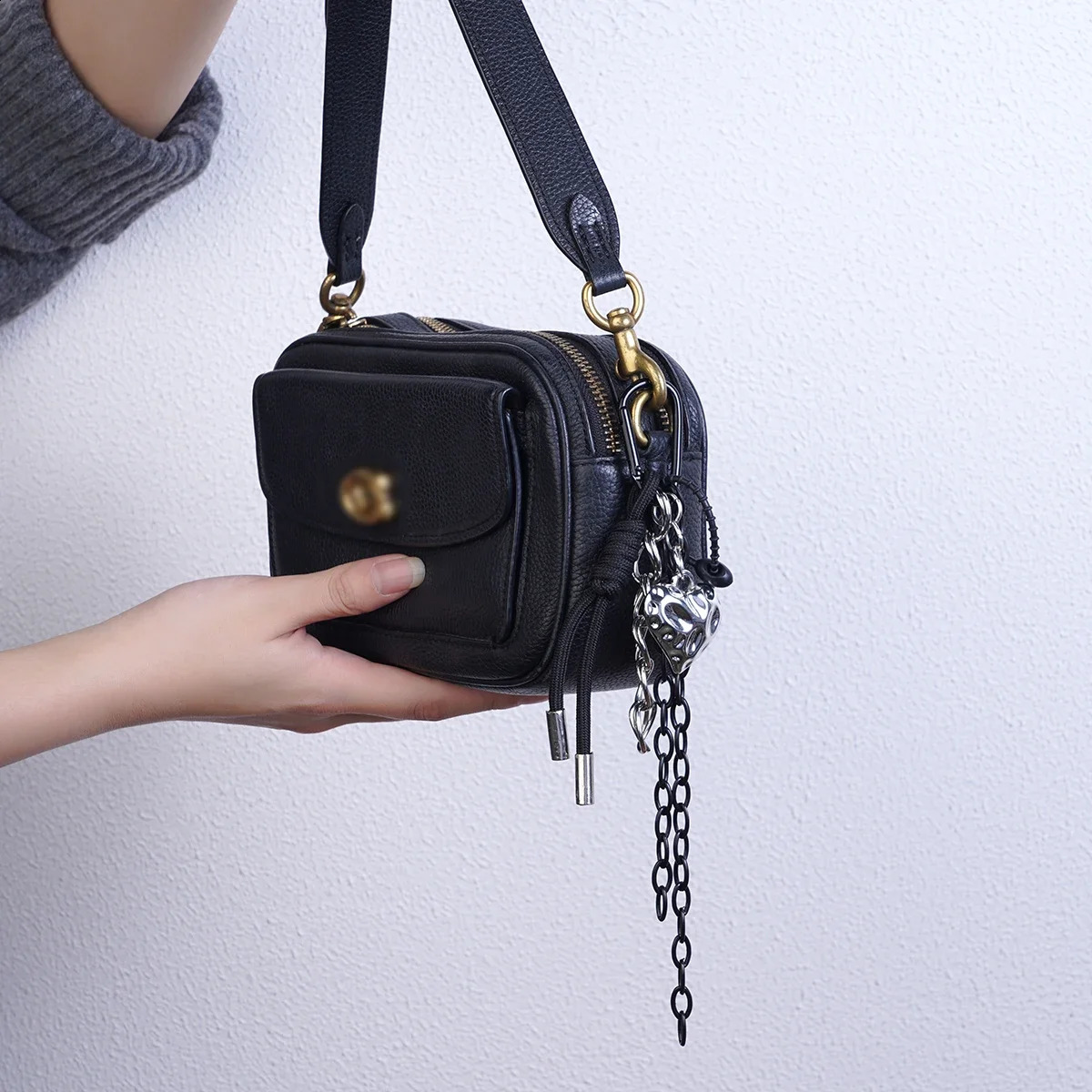 Y2K Woven Rope Keychain Bag Decoration Hanging Keychain Korean Style Diy Acrylic Butterfly ShapeTassel Phone Case Bag Charms 250811