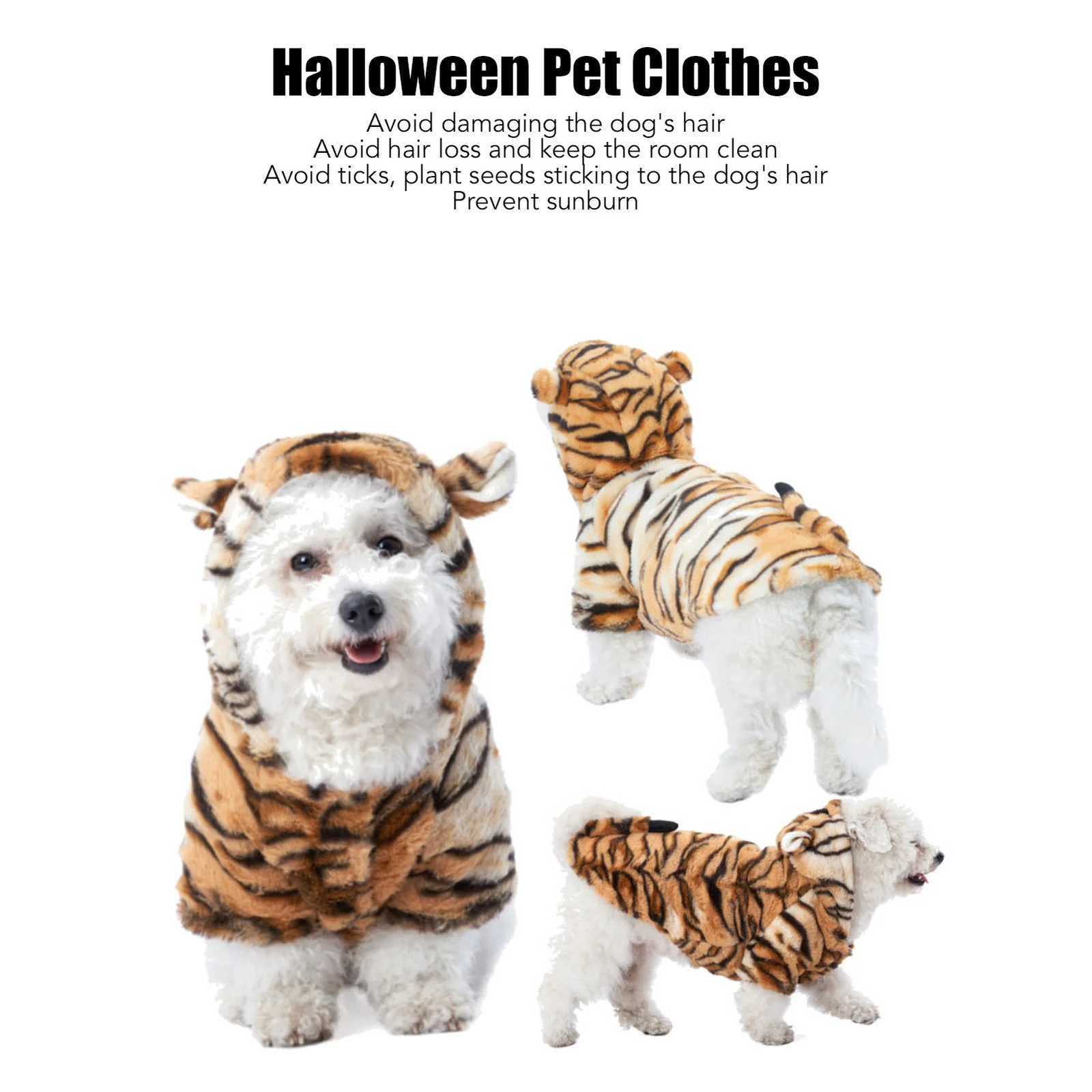 Dog Hoodie Polyester Warm Winter Halloween Costume Dog Coat Comfortable and Soft for Small Dogs for Indoor UseXJ250813
