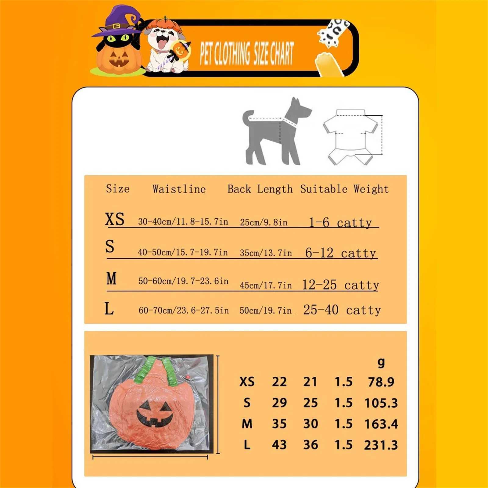Halloween Pet Costume Creative Cute Pumpkin Costume Cat Dog Outfit Halloween Pet Cosplay Dress Up Pumpkin Shape Costume XJ250813