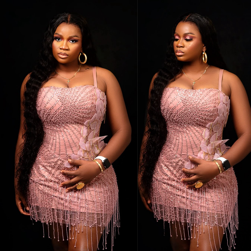 2025 Plus Size Pink Cocktail Dresses For Women Short Mini Dress Spaghetti Straps Tassel Beaded Lace Homecoming Dresses Mini Gown For Nigeria Black Gir