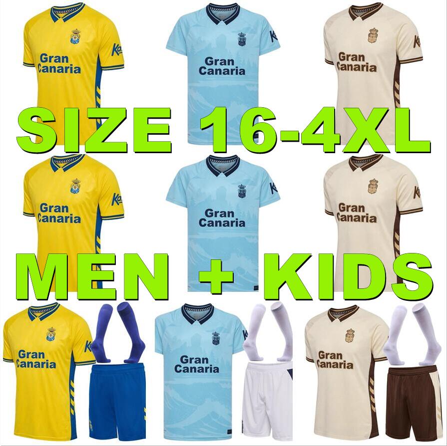 2025 2026 Las Palmas Soccer jersey HERRERA SANDRO Vieira Jesus Mesa Las Palmass 25 26 home and away Las Palmas Union game jersey Penaranda Men Kids kits football shirt