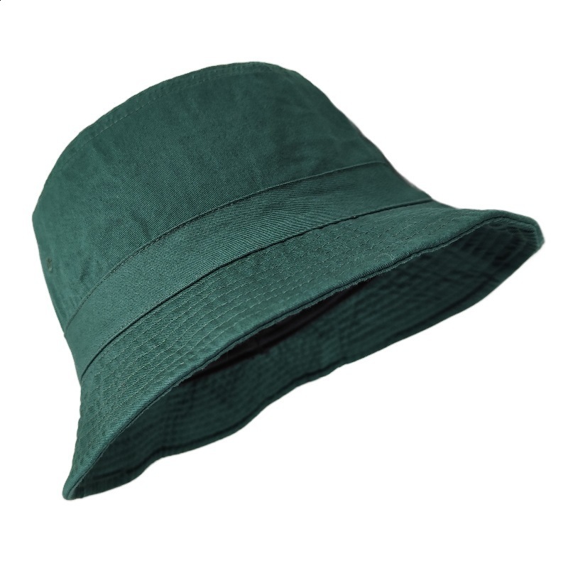 2024 Big Head Plus Size Bucket Hat for Men Pure Cotton Bob Panama Fisherman Hat Korean Man Women 59cm 60cm 62cm 63cm Sun Hat 250107
