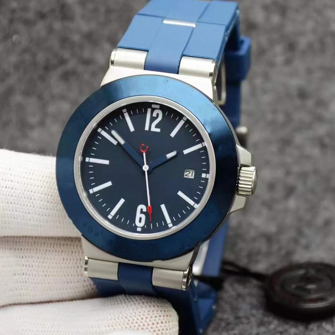 New Watches men luxury Aluminum watch 44mm automatic watch High quality wristwatch, ceramic bezel, sapphire glass AAA holiday gift