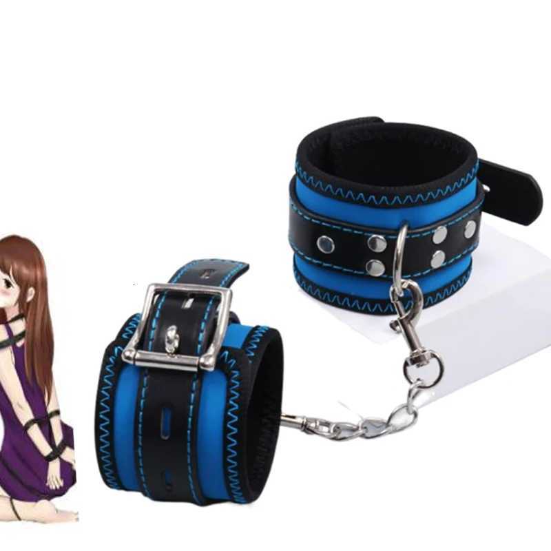 Handcuffs Locking Buckle BDSM Erotic Accessories Bondage Restraints Cuffs Flirting Fetish Adult Couples Games Sex Products XJ250813
