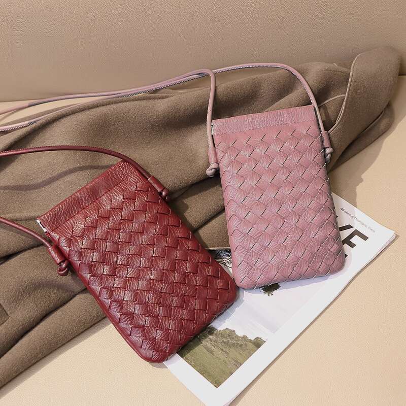 Designer Shoulder Bag Bag Luxury Bag Mini Woven Crossbody - Stylish Vertical Phone Purse Women, Lightweight Shoulder 13X20cm, 100G
