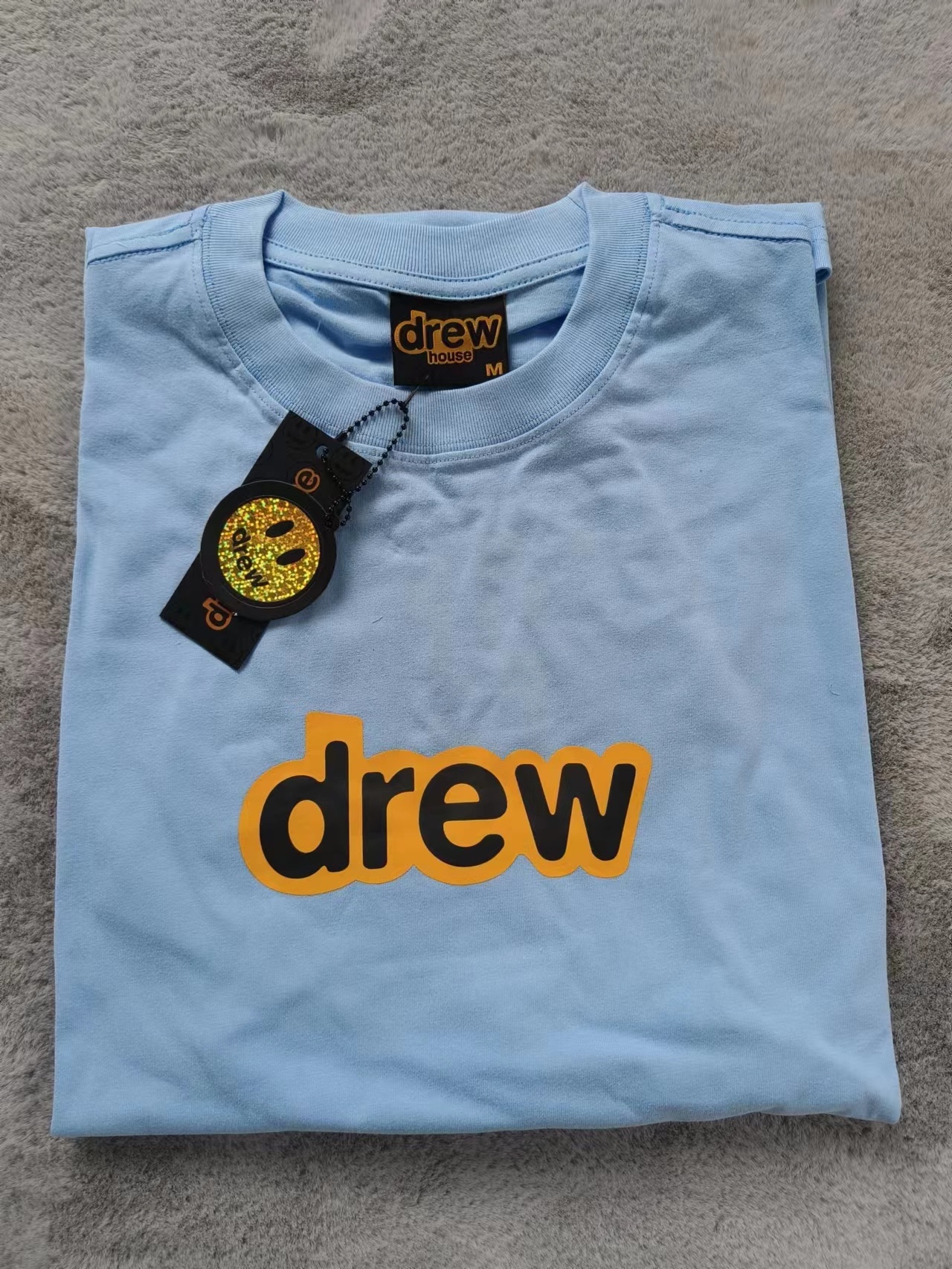 Drew House Designer luxury T shirt men's and women's T-Shirts Drew logo print