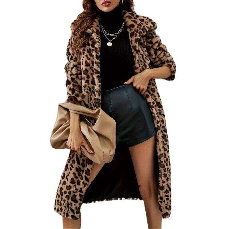 New Women Faux Fur Coat Luxury Winter Warm Plush Jacket Fashion Artificial Fur Female Outwear High Quality Top