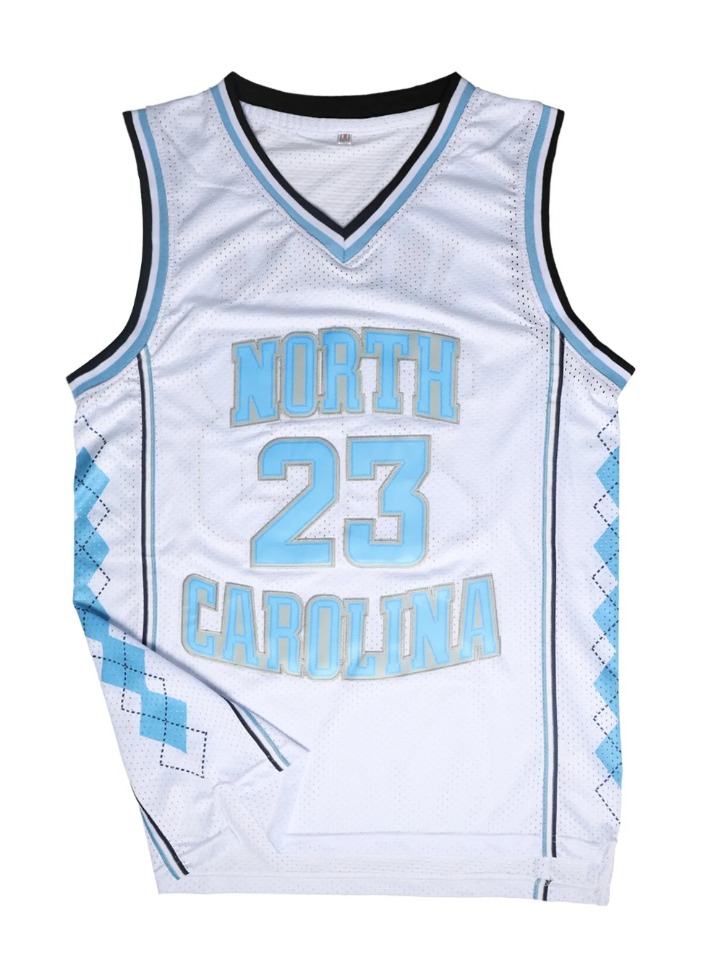 North Carolina 23 Young 11 Likemike Laney Men's Multi-colored skyblue Basketball Jerseys, Polyester Knit Fabric, Breathable Stitched Casual Sport