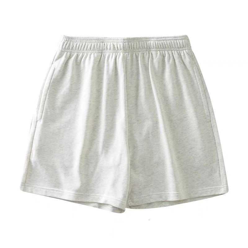 Reclaimed desert windproof wool caped short pants for men, summer loose straight-fit sports sweatpants with elastic waist, loose-fitting casual five-p