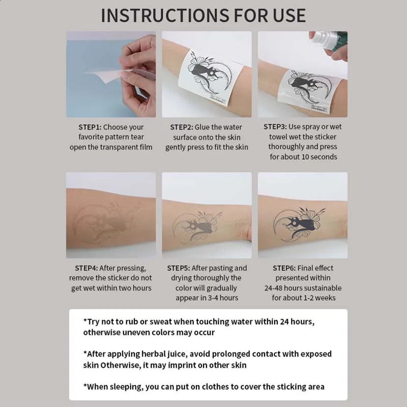 Japanese Style FullBack Demon LongLasting Waterproof 12 Weeks Temporary Tattoo Realistic Semianent 250809