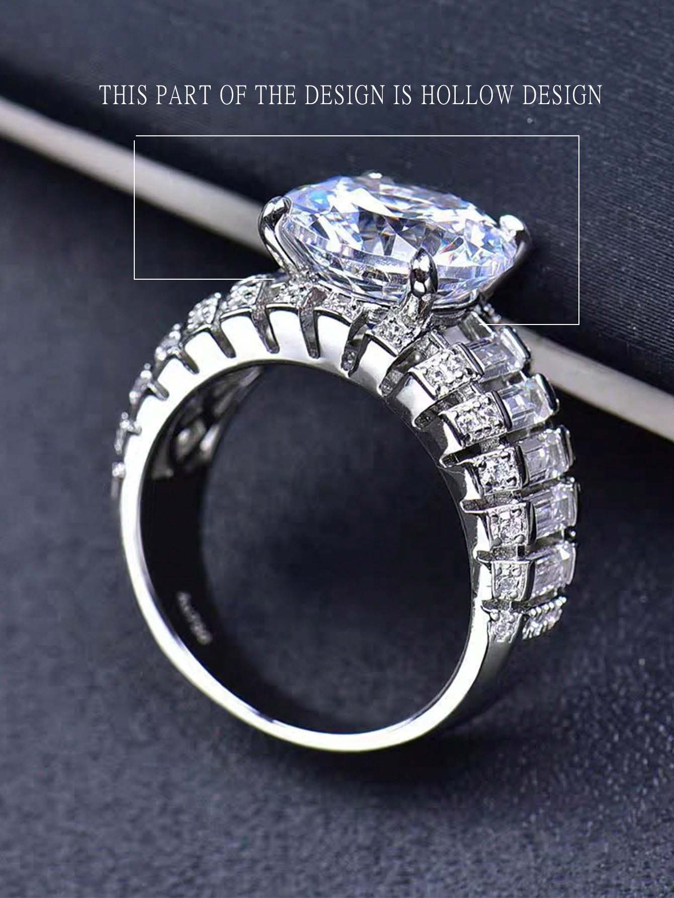 MT Women's Premium Jewelry Fashionable 925 Silver Ring Luxury Wedding Engagement 5 ct Moissanite Ring Fashionable Ruby Premium Wedding Ring