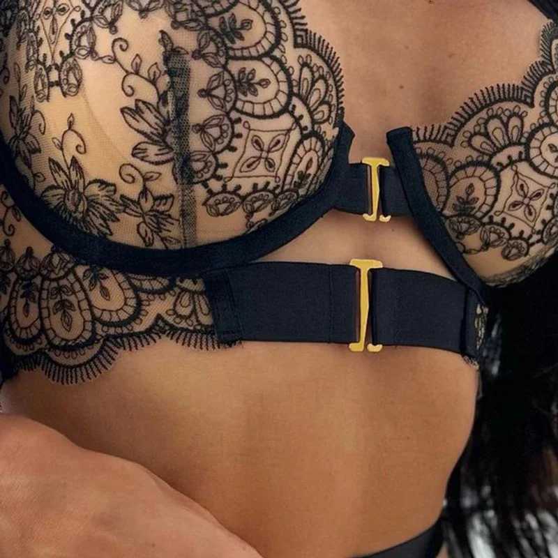 Two-piece Womens Set G-string Transparent Underwear Lolita Romantic Lingeries Set Sexy Bra and Panties Sets Lingerie for WomanXJ250812