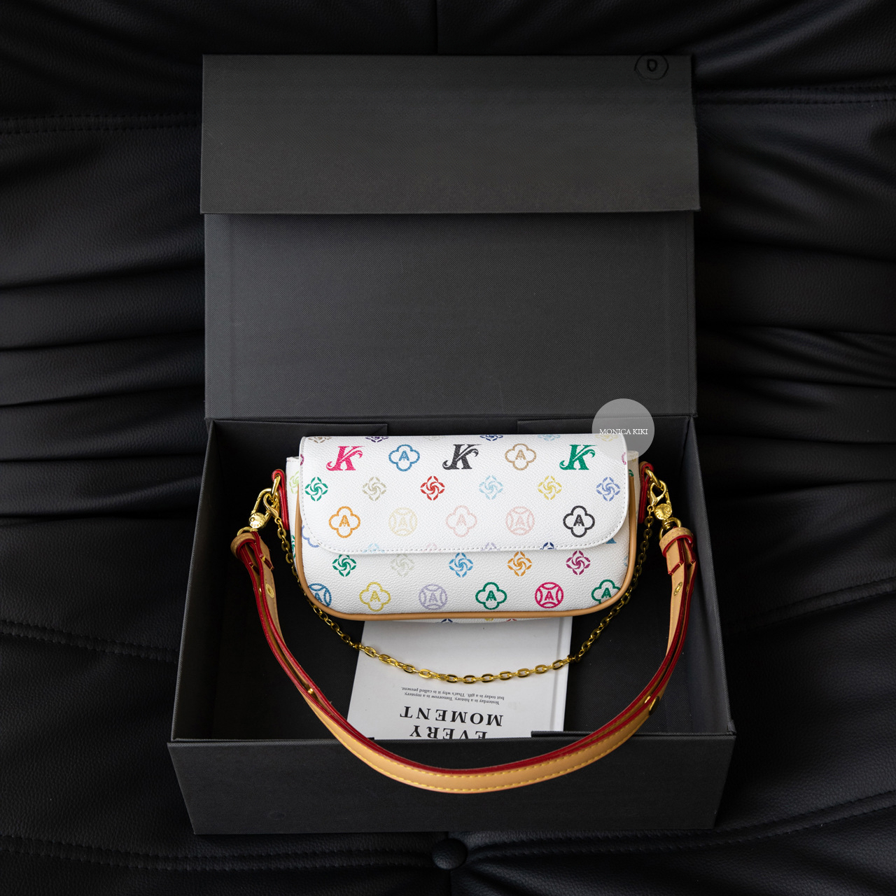 Luxury Brand Women's Designer Handbag 2025 Free Shipping High-end Single Shoulder Underarm Small Square Bag High-end Evening Dress Bag Wallet