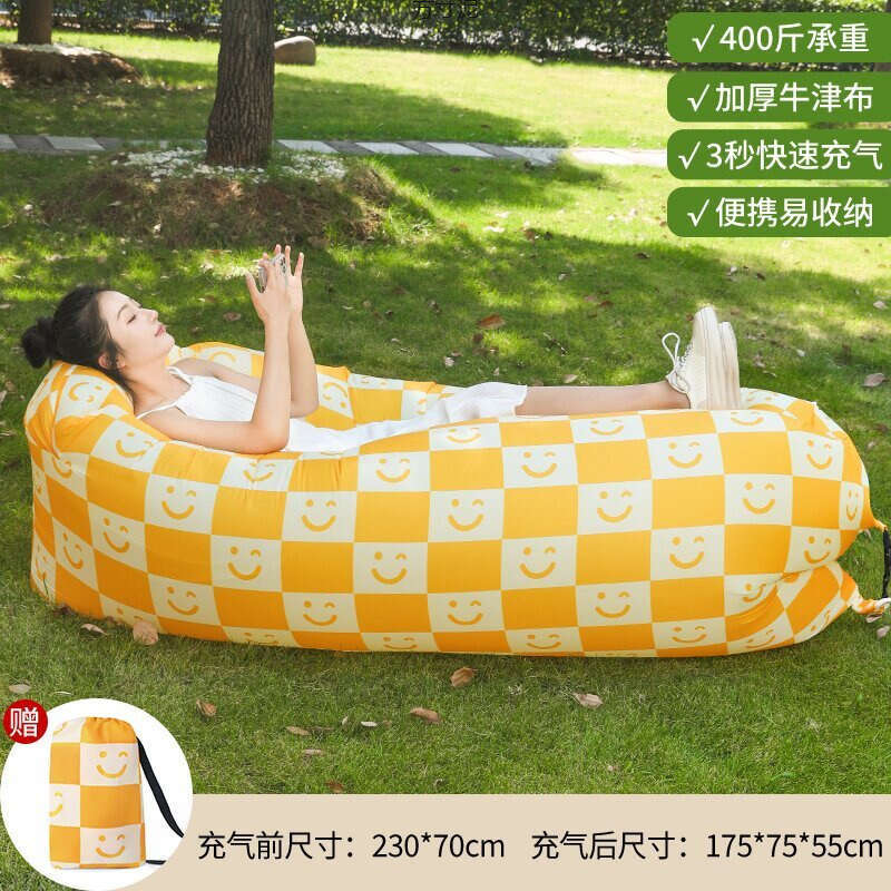 Lightweight Portable Leather Microfiber Large Minimalist White Blue Beach Camping Couch