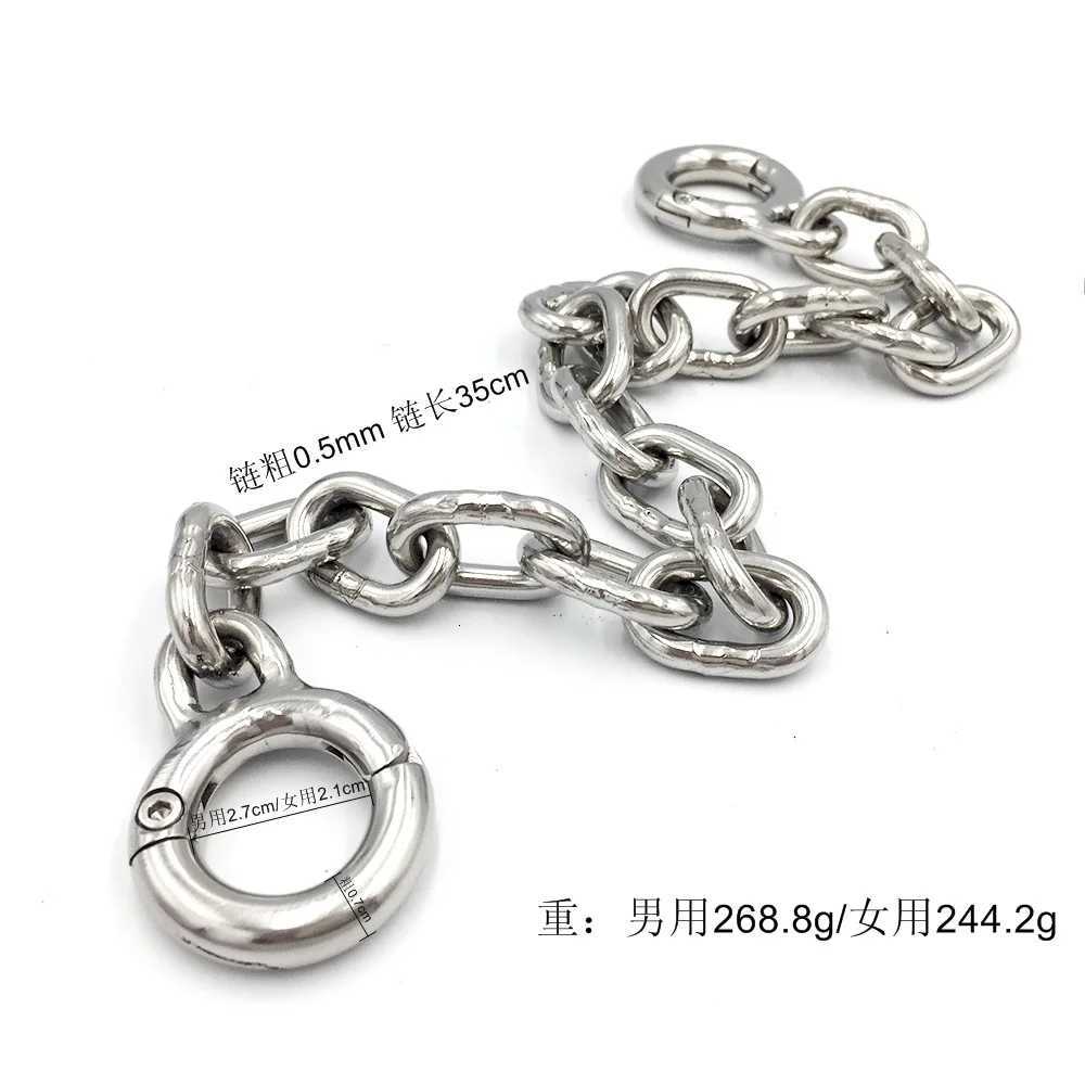 Stainless Steel Thumb Toes Cuffs Slave Shackle Handcuffs Slave Restraint Chain Bondage Adult Games Sex Toys for Men Women Couples XJ250813