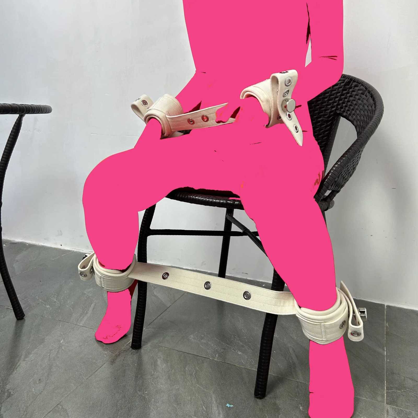 Kinky Queen Adult Sexy Cuffs Set Magnetic Lock Handcuffs Wrist Ankle Restraints BDSM Bondage Gear for Couples Clinic FetishXJ250813