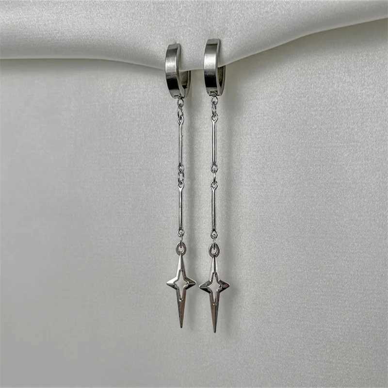 Classic star earrings | grunge jewelry hypoallergenic y2k goth edgy alt fairy punk aesthetic dangly chunky coquette minimalist Y250812
