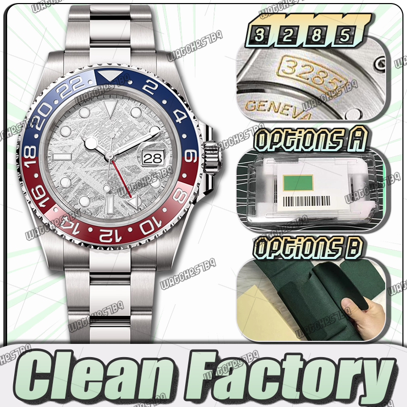 Mens Watch Designer Watches Men Top Super Quality Clean Factory 40MM Cal.3285 Automatic Mechanical Watch 904L Stainless Steel Sapphire Waterproof 100M Send Fedex