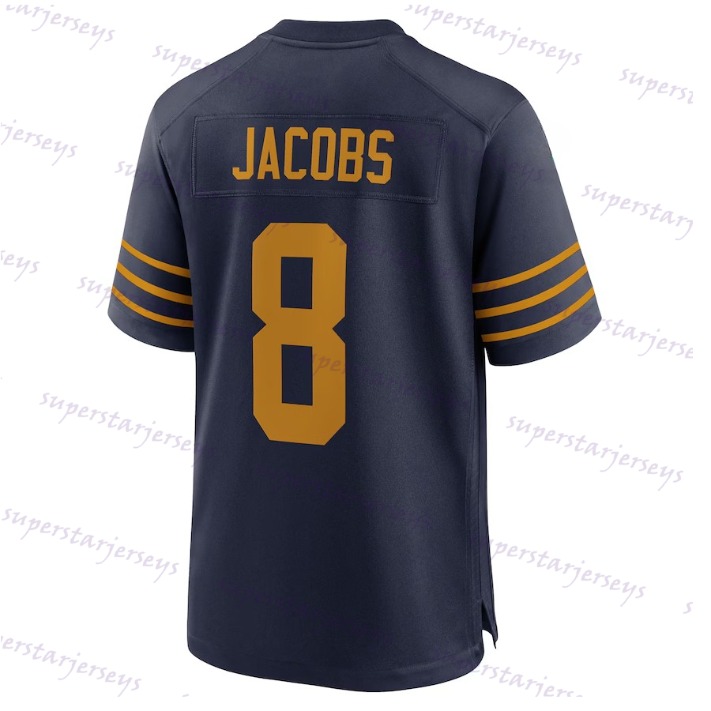 Personalized Custom Jerseysss 1923 Throwback 22 Matthew Golden Love Josh Jacobs Jayden Reed Quay Walker Xavier McKinney Christian Watson