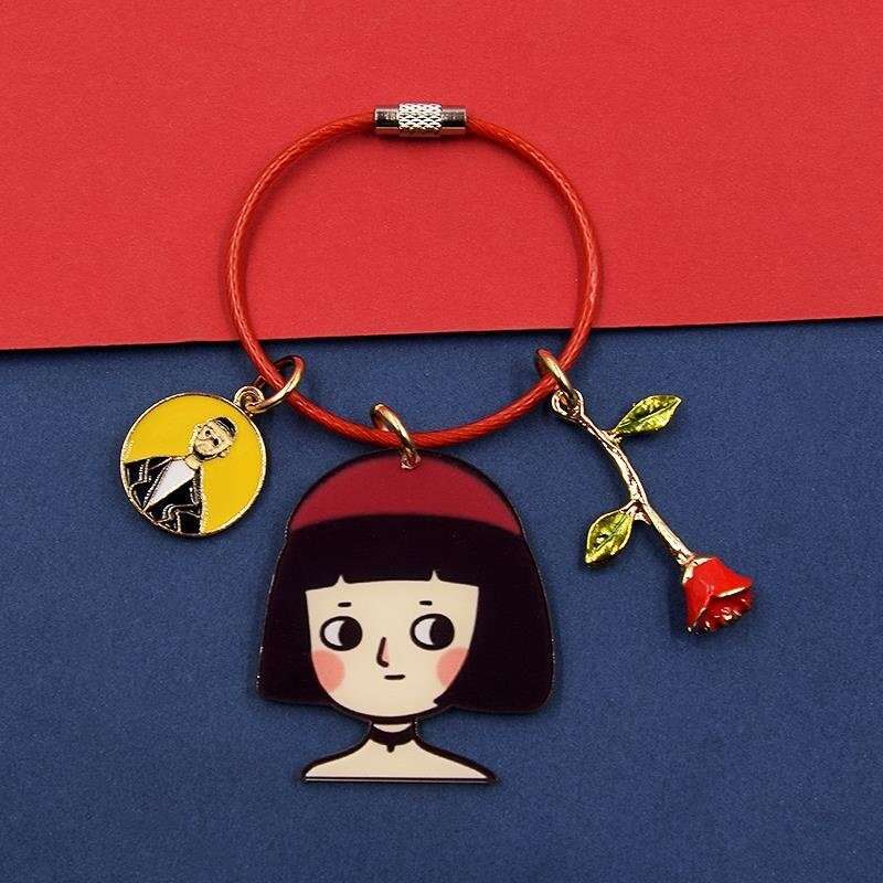 This Killer Is Not So Cold Keychain Couple Pair Simple Bag Ins Trend Backpack Pendant Decoration
