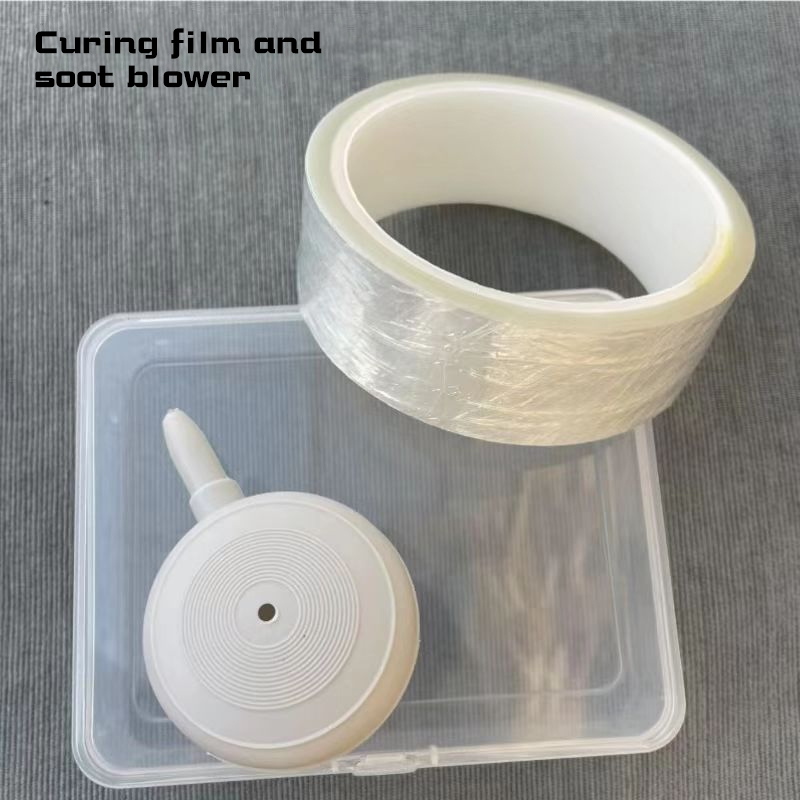 Car front windshield repair tool set, electric repair tool for repairing bull's eye cracks and fissures