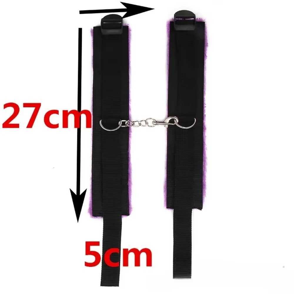 Sexy Plush Handcuffs Women Ankle Cuff Bracelet Adjustable Cosplay Fetish Sex Toys Accessories BDSM Adult Game Toys Supplies W250813