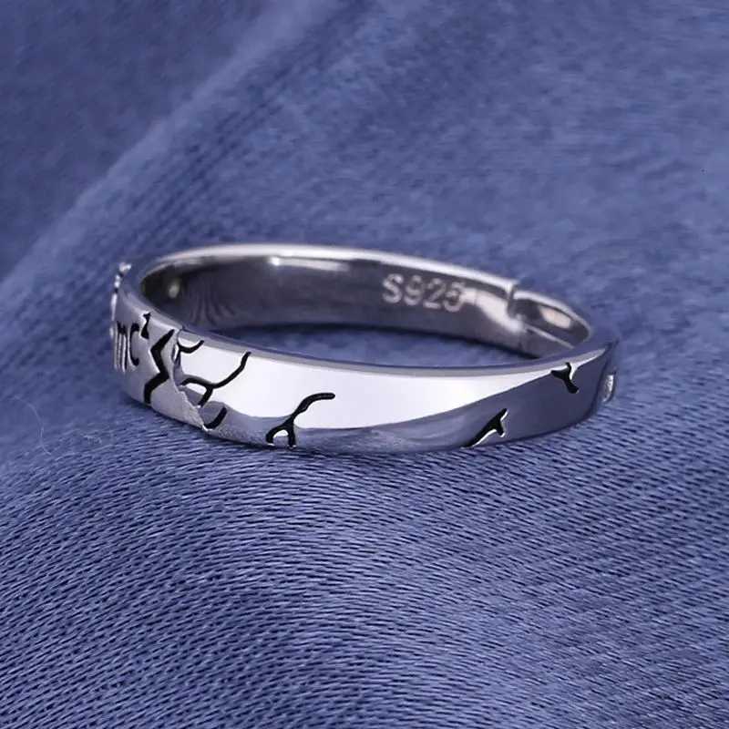 Anime Dr. Stone Ring Ishigami Senkuu Cosplay Unisex Adjustable Opening Rings Jewelry Props Accessories Gifts W250812