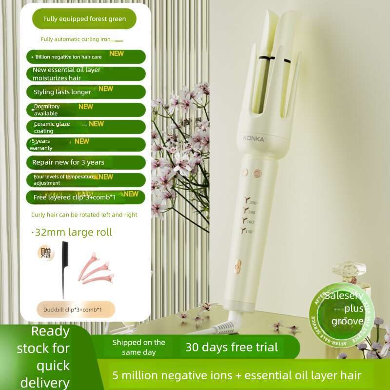 Premium Selection Konka Negative Ion Electric Automatic Lazy Magic Curling Iron Long Lasting