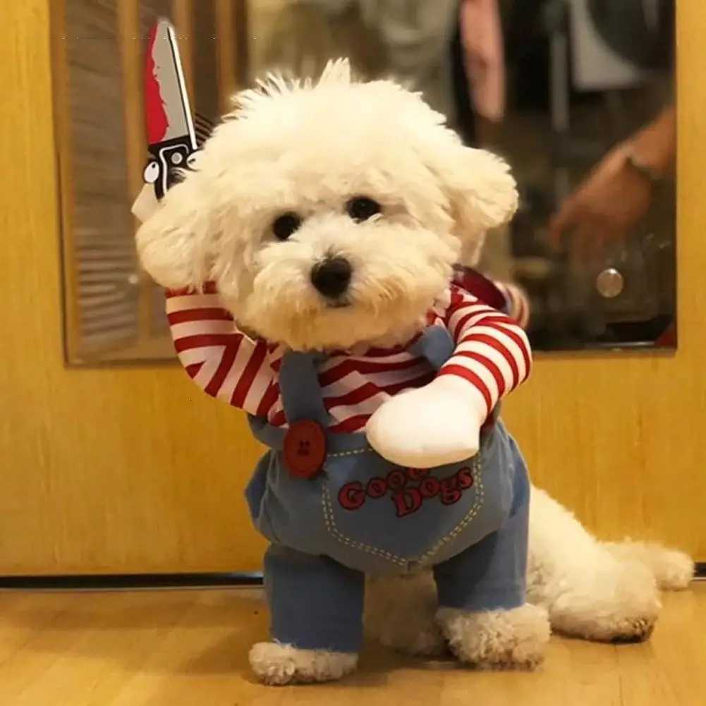 Halloween Dog Costumes Funny Pet Clothes Cosplay Costume Sets Novelty Clothing For Dogs Bulldog Pug Dog Party Costumes XJ250813