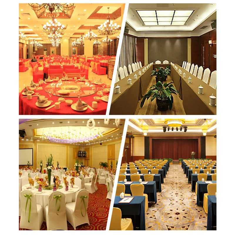 Satin Chair Sashes Bows Chair Decor Tied Sash with Bow Floating Organza Spandex Ribbons Party Banquet Wedding Hotel Decorations X250813