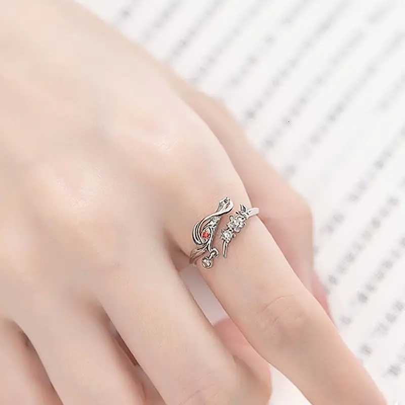 Anime Tianguan CIFU Customization Ring Heaven Officials Blessing Hua Cheng Xie Lian Unisex Couple Rings Jewelry Accessories W250812