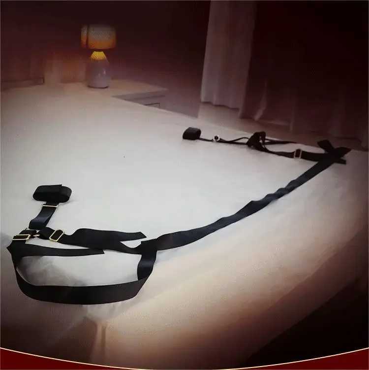 BDSM Adult Sex Game Bondage Set Handcuffs Ankle Restraints Strap Couple Slave Sex Products Erotic Bed Strap Sex Products Supplies XJ250813