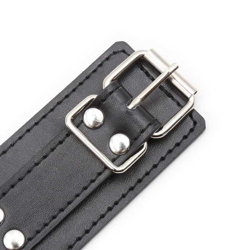 Black Leather Thigh Cuffs Handcuffs For Sex Toys For Adults Couples Bdsm Bondage Set Slave Restraint Exotic Accessories XJ250813