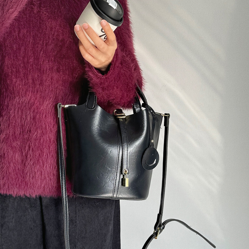 Maillard Handheld Basket for Women 2024 New Fashion Mother-Daughter Bucket Versatile Crossbody Bag Trendy ddmymarket