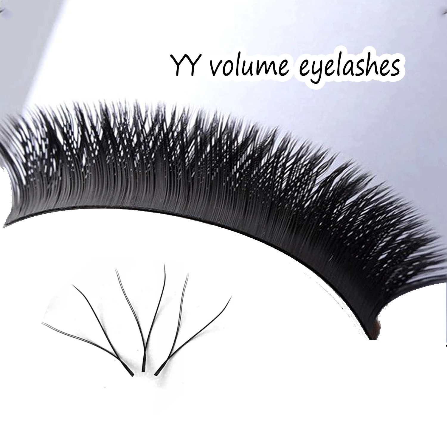 YY Lash s Y Shape Volume Eyelash 3D Faux Cil Premade Fans Cluster Makeup Classic Individual Bundle CIlios 250811