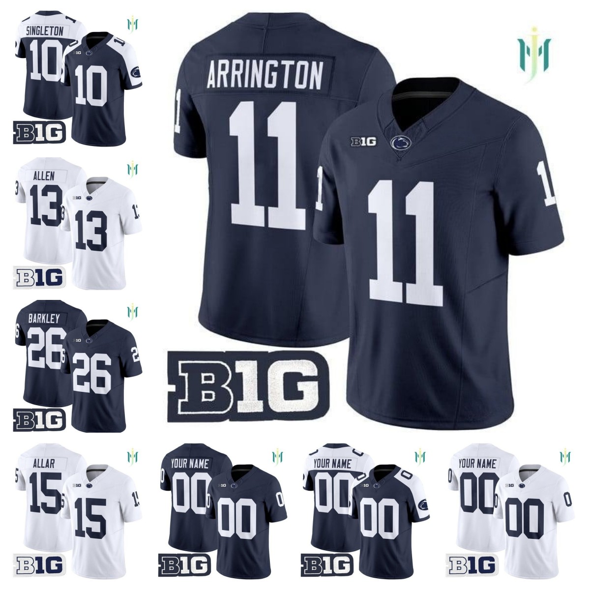 Penn State Nittany Lions Saquon Barkley Lavar Arrington Kaytron Allen Nicholas …