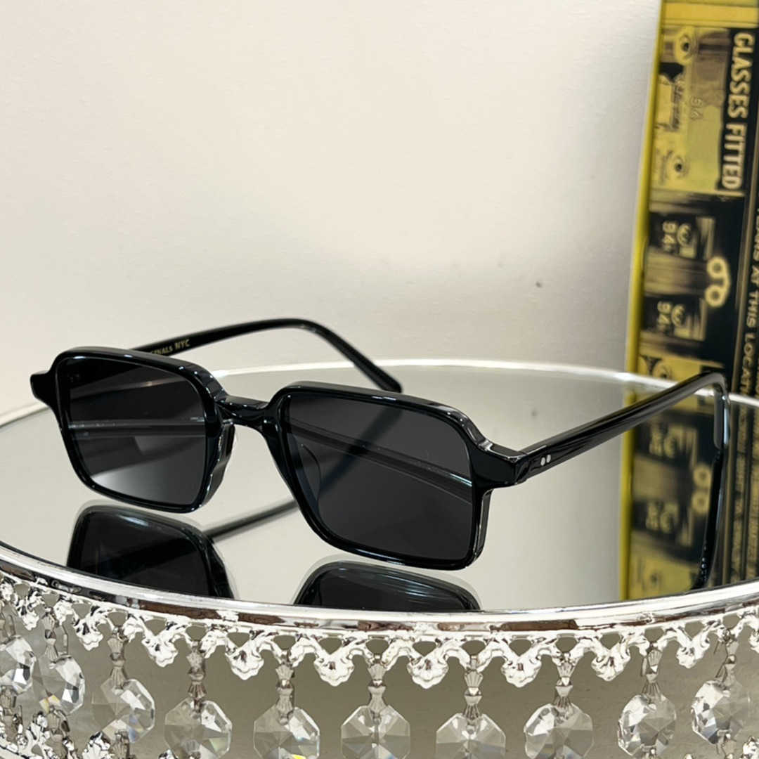 High-quality Luxury Fashion Designer Brands Mosshindigtop Uv Protection Vacation Square Sunglasses for Men and Women Natural Look Sunshade Glasses