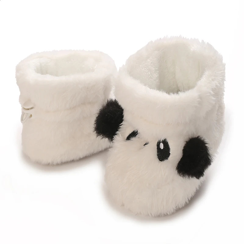 Winter Baby And Girl Warm Plush Boots With Cute Cartoon Comfortable Soft Soles Suitable For borns Aged 018M 250812