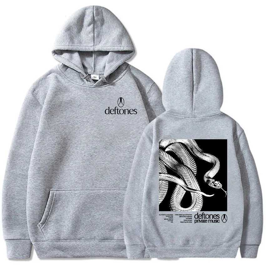 Deftones Private Music Hoodies 2025 Album Graphic Printing Sweatshirts Autumn Fleece Long Sleeve Sweatshirts Men Clothing Unisex W250813