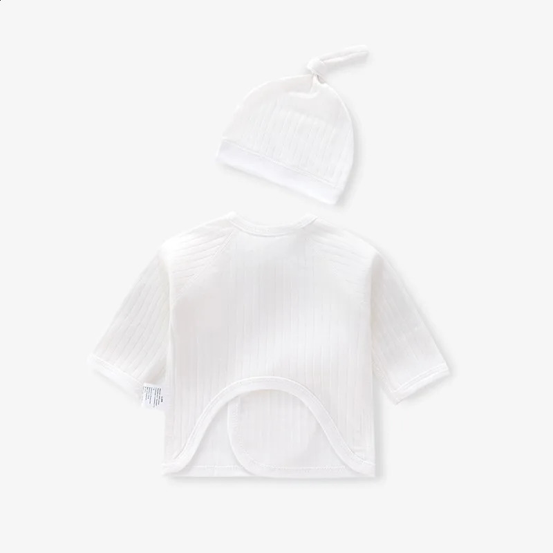 Spring Summer Cute born Infant Baby Clothes Boy Girl Cotton Bear Tshirt Top with Hat 250812