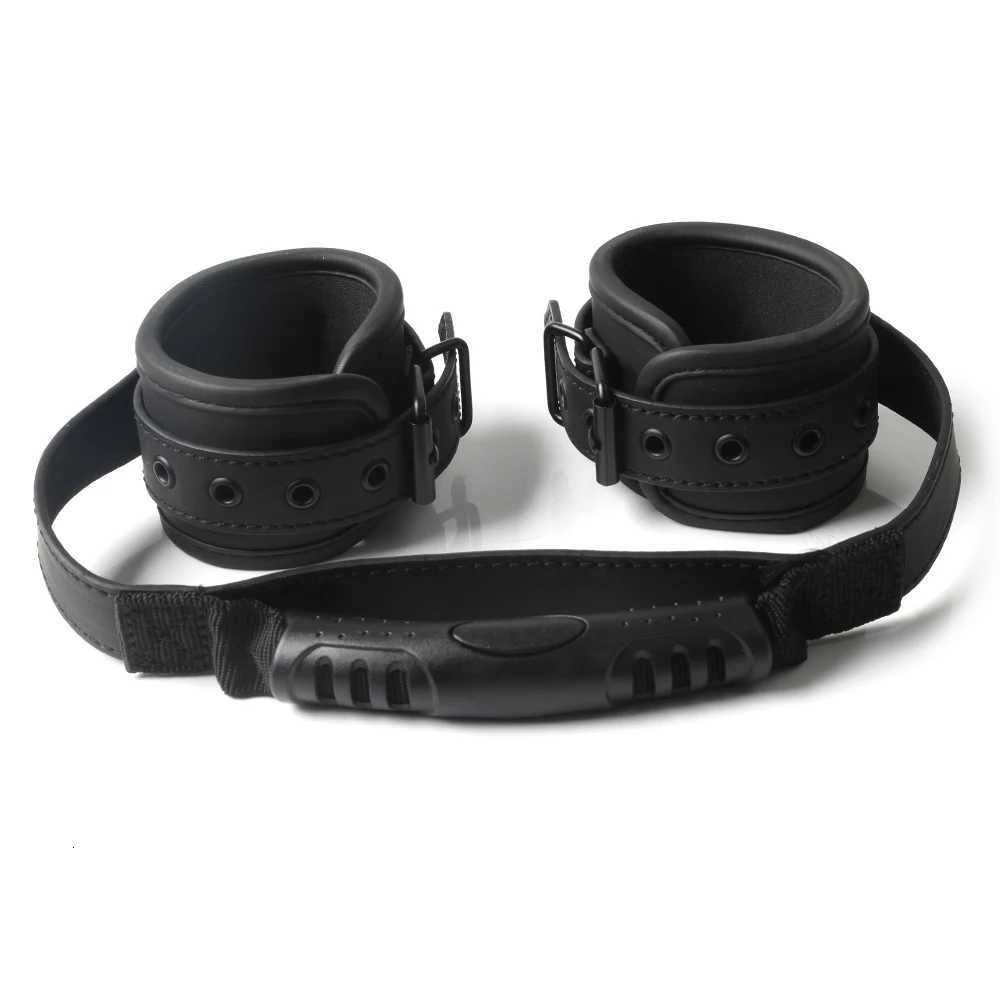 Pull Handle Erotic Handcuffs Restraints Master Slave Training Shackles BDSM Games Bondage Wrist Cuffs Sex Toys For Couples XJ250813