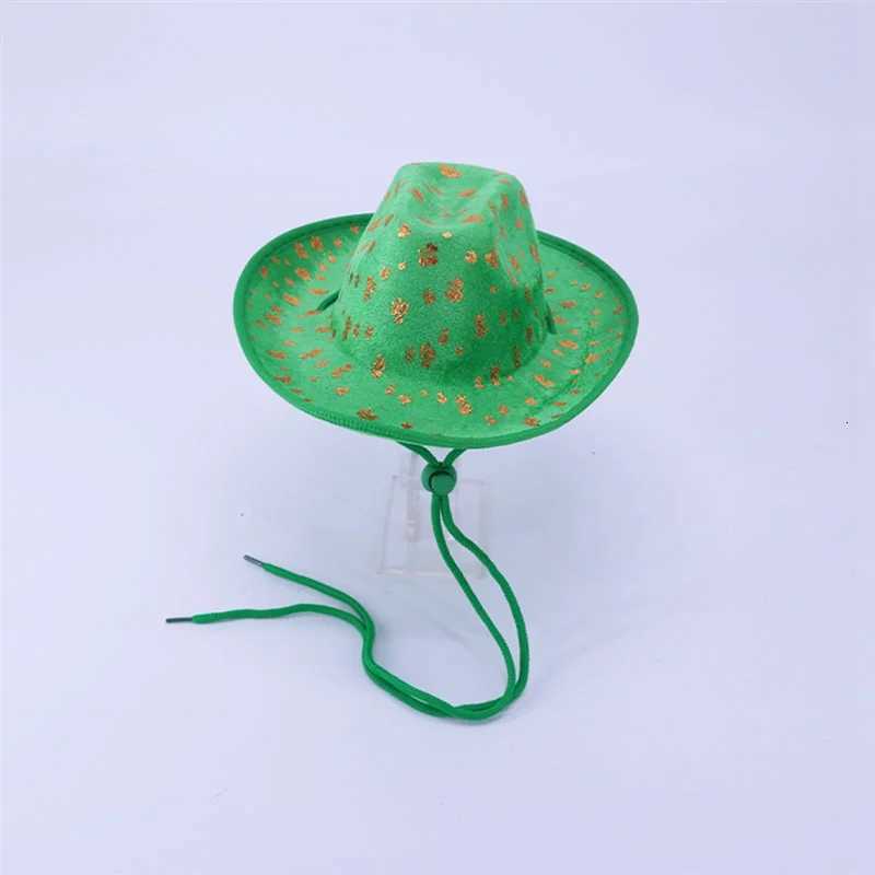 Best-Irish Festival Pet Costumes Cats And Dogs Shamrock Hats Pet Tutu Cowboy Hats Funny Pet Costumes XJ250813