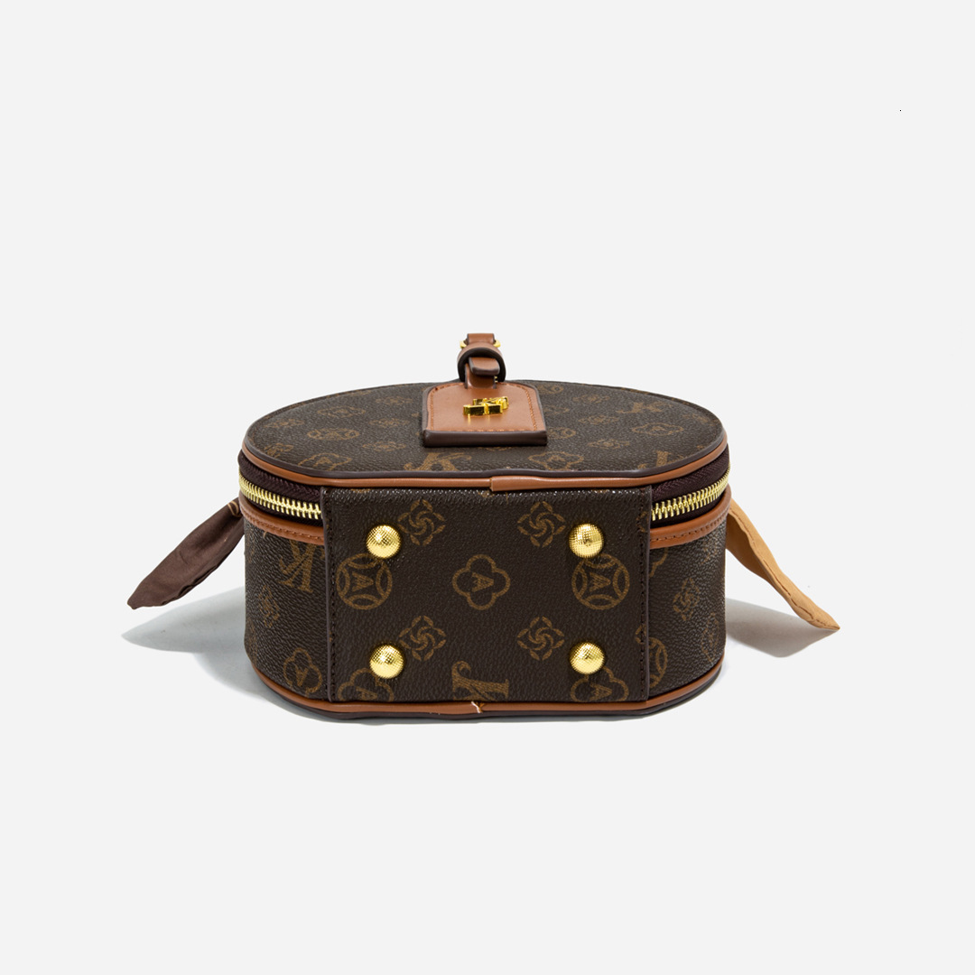 Tiktok Internet Celebrity Hot Sale Fashion Small Round Bag 2025 New Style Lady Designer Handbag Elegant Casual Shoulder Bag High-end Dinner Bag Wallet