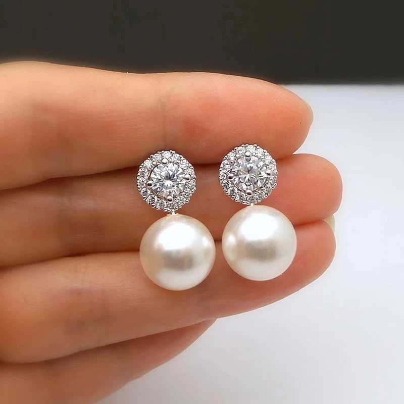 Delicate Imitation Pearl Earrings Bride Wedding Accessories Temperament Elegant Ear Earrings New Trendy Women fashion Jewelry Y250812