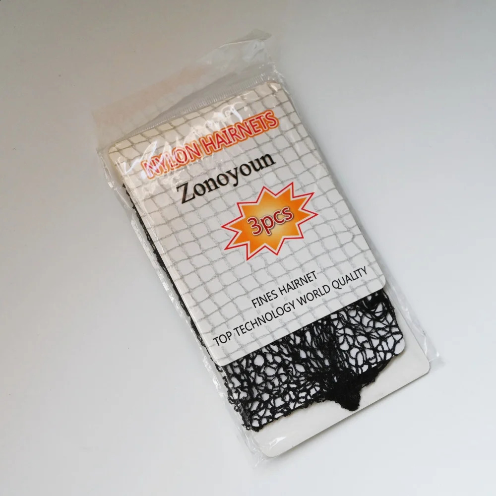 Zonoyoun 3PCS Hair Net Elasticity Invisible Elastic Mesh Hair Nets for Hair Bun Making Ballet Dancer Kitchen Food Serive 250812