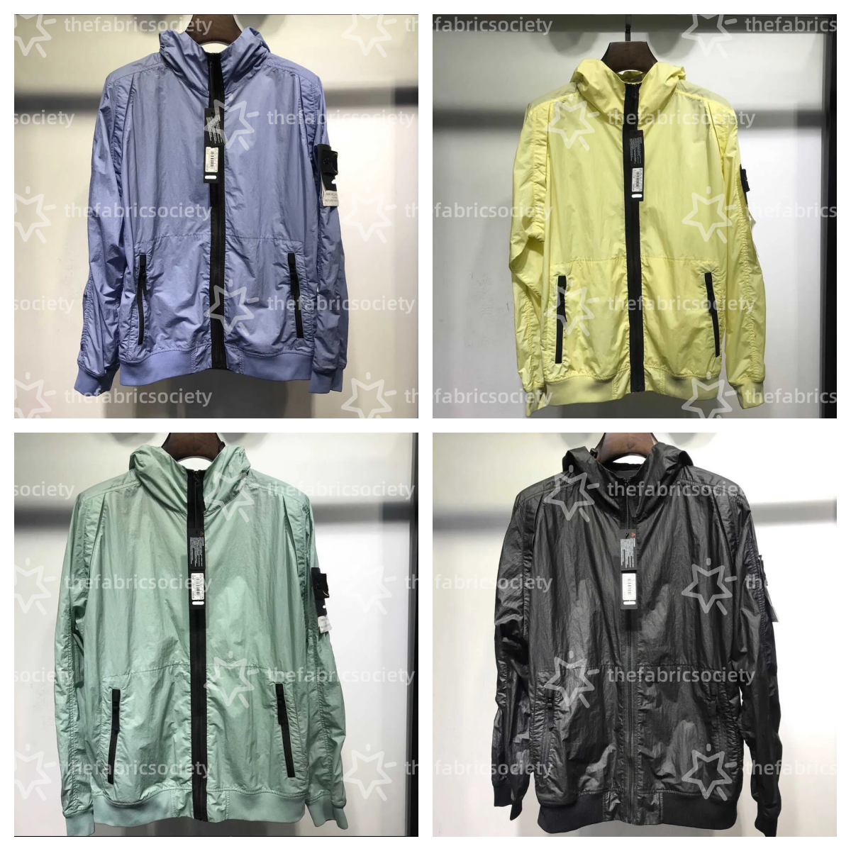 mens jacket coat designer stone jacket Windbreaker topstoney Long Sleeve Zipper Badges Comfortable Coat Travel Thin Section Windproof jackets e1